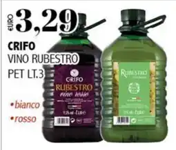 Big Food Crifo vino rubestro offerta