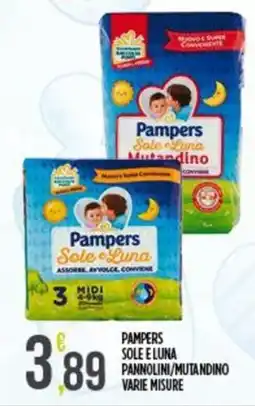 Supermercato Pollio Pampers Sole e Luna Pannolini/Mutandino offerta