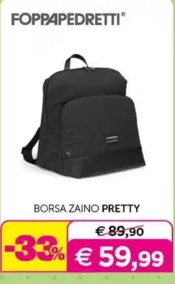 Universo Bimbo Foppapedretti Borsa Zaino Pretty offerta