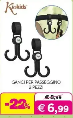 Universo Bimbo Ganci per passeggino Kiokids offerta