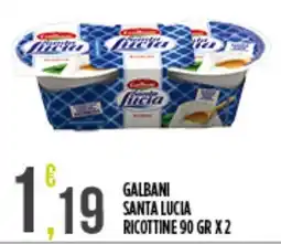 Netto Supermercati Galbani Santa Lucia Ricottine offerta