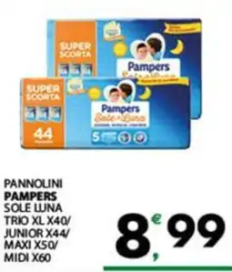 Despar Sicilia Pannolini Pampers Sole Luna offerta