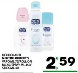 Despar Sicilia Deodoranti Neutro Roberts offerta