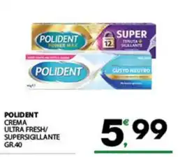 Despar Sicilia Polident crema ultra fresh/supersigillante offerta