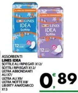 Despar Sicilia Assorbenti Lines Idea offerta