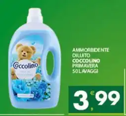 Despar Sicilia Ammorbidente diluito Coccolino Primavera offerta