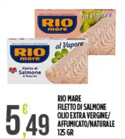 Netto Supermercati Rio mare filetto di salmone offerta