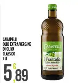 Netto Supermercati Carapelli olio extra vergine di oliva classico offerta