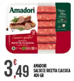 Netto Supermercati Amadori Salsicce Ricetta Classica offerta