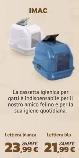 Joe Zampetti IMAC cassetta igienica per gatti offerta