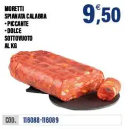 Adhoc Moretti spianata calabra offerta