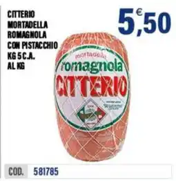 Adhoc Mortadella Romagnola con Pistacchio Citterio offerta