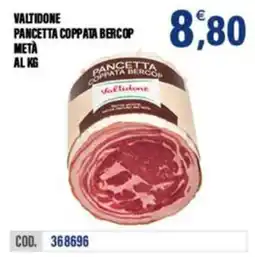Adhoc Pancetta coppata bercop Valtidone offerta