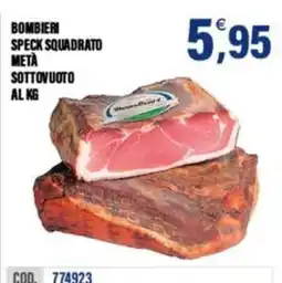 Adhoc Bombieri speck quadrato metà sottovuoto offerta