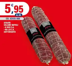 Adhoc Segata Salame Napoli offerta