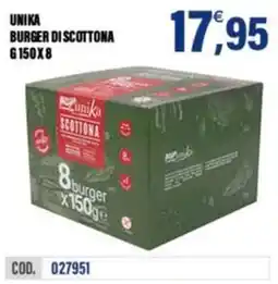 Adhoc Unika burger discottona offerta