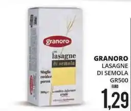 Mazzeo Giocattoli Granoro lasagne di semola offerta