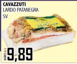 Big Food Cavazzuti lardo patanegra offerta