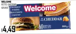 Big Food Welcome fette cheddar offerta