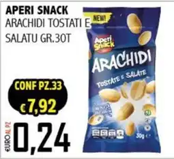 Big Food Aperi Snack Arachidi Tostati e Salati offerta