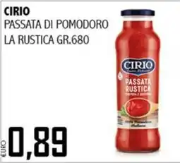 Big Food Passata di pomodoro la rustica Cirio offerta