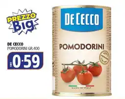 Big Food De Cecco Pomodorini offerta