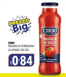 Big Food Passata di pomodoro Cirio La Verace offerta