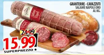 Il Genio Supermercato Salame Napoli Granterre - Cavazzuti offerta