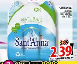 Il Genio Supermercato Sant'Anna Acqua Naturale offerta