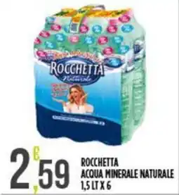 Supermercato Pollio Rocchetta acqua minerale naturale offerta