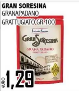 Big Food Gran Soresina Grana Padano grattugiato offerta
