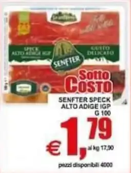 Pewex Senfter Speck Alto Adige IGP offerta