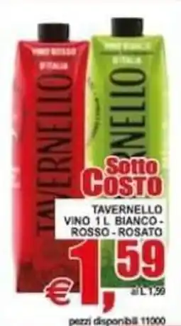 Pewex Tavernello vino 1 l bianco - rosso - rosato offerta