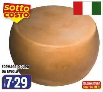 Big Food Formaggio duro da tavola offerta