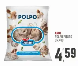 Maxipiù Arbi polpo pulito offerta
