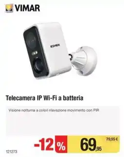 Handy fai da te Telecamera IP Wi-Fi a batteria offerta