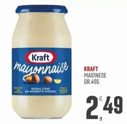 Maxipiù Kraft mayonnaise offerta