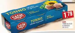 Maxipiù Tonno all'olio di girasole SAOM offerta