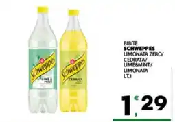Despar Sicilia Schweppes Limonata Zero/Cedrata/Lime&Mint/Limonata offerta