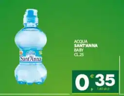 Despar Sicilia Acqua Sant'Anna Baby offerta