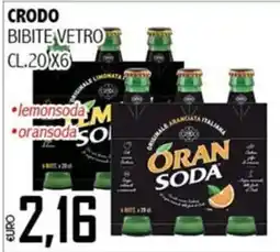 Big Food CRODO bibite vetro offerta