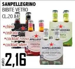 Big Food Sanpellegrino bibite vetro offerta