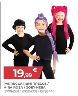 Toys Center Parrucca rumi trecce/ mira rosa/ zoey nera offerta