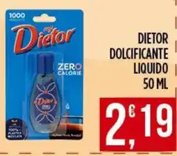 Supermercato Pollio Dietor dolcificante liquido offerta