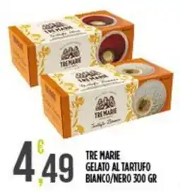 Supermercato Pollio Tre Marie gelato al tartufo bianco/nero offerta
