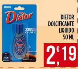 Netto Supermercati Dietor dolcificante liquido offerta