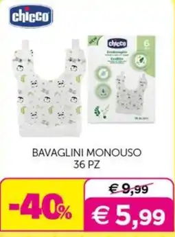 Universo Bimbo Bavaglini monouso chicco offerta