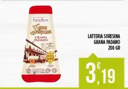 Supermercato Pollio Latteria Sorensina Grana Padano offerta