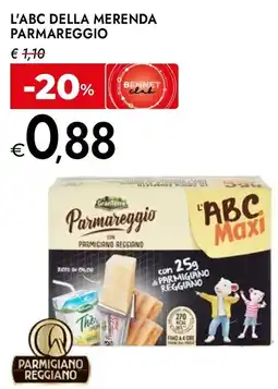Bennet L'ABC della merenda Parmareggio offerta