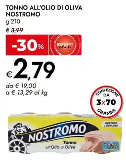Bennet Tonno all'olio di oliva Nostromo offerta